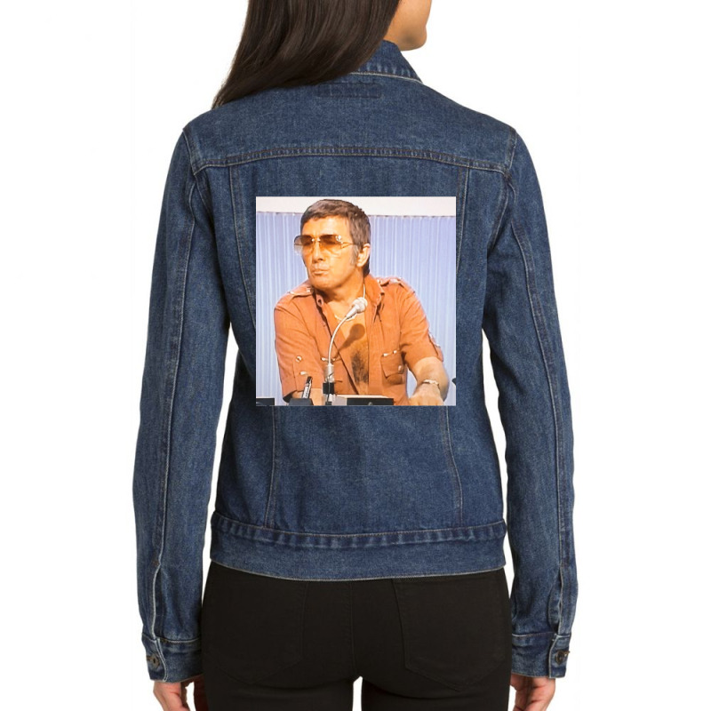 Richard Dawson 1978 Color Photo Classic Ladies Denim Jacket by cm-arts | Artistshot