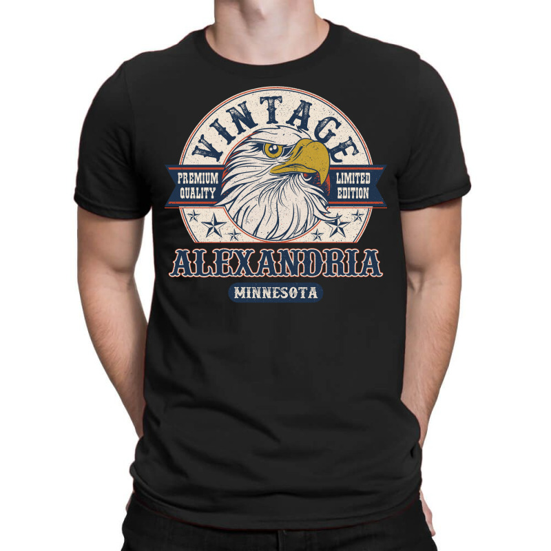 Retro Bald Eagle Alexandria Minnesota Vintage Limited Edition T-shirt | Artistshot