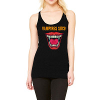 Vampires Suck Vampire Mouth Halloween Racerback Tank | Artistshot