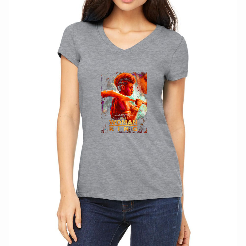 The Woman King Women's V-Neck T-Shirt by cm-arts | Artistshot