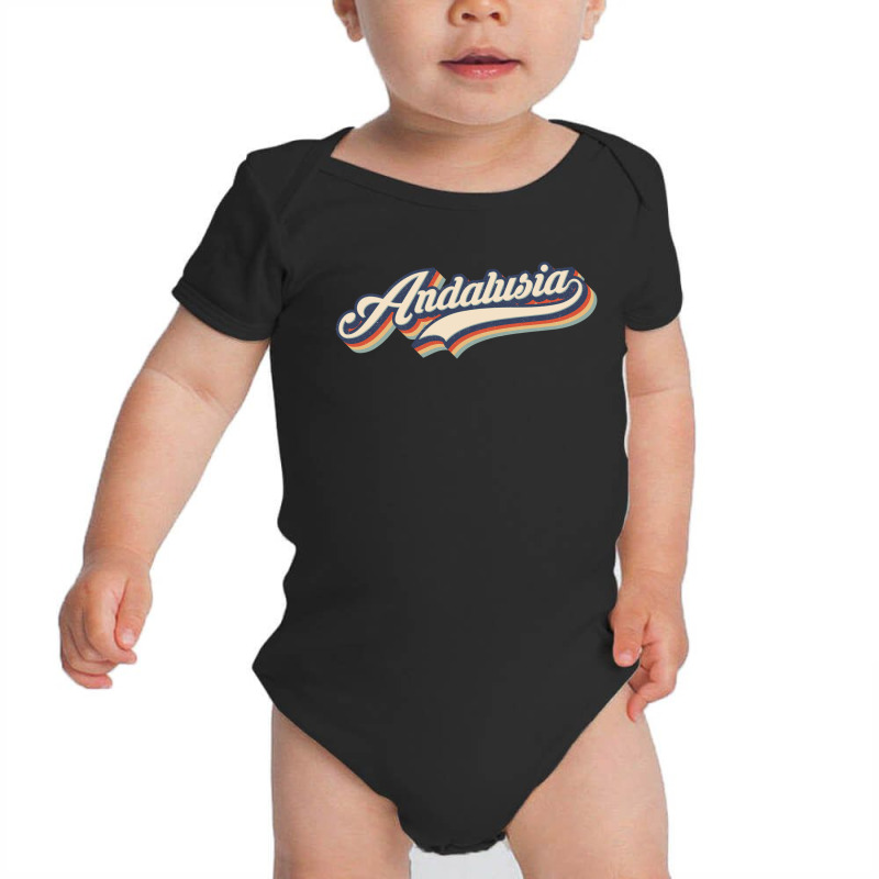 I Love Andalusia City Usa Retro Vintage Baby Bodysuit | Artistshot