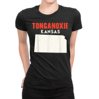 Tonganoxie Kansas Usa State America Travel Kansan T Shirt Ladies Fitted T-shirt | Artistshot