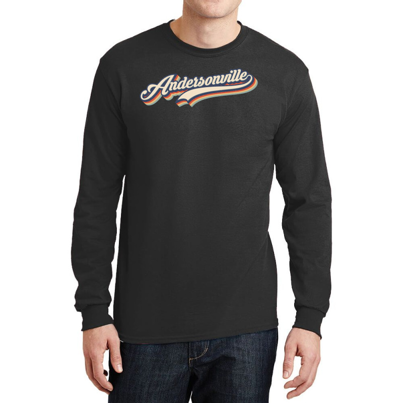 I Love Andersonville City Usa Retro Vintage Long Sleeve Shirts by HydraAntBoxing | Artistshot