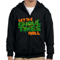 Ghoul Times Youth Zipper Hoodie | Artistshot