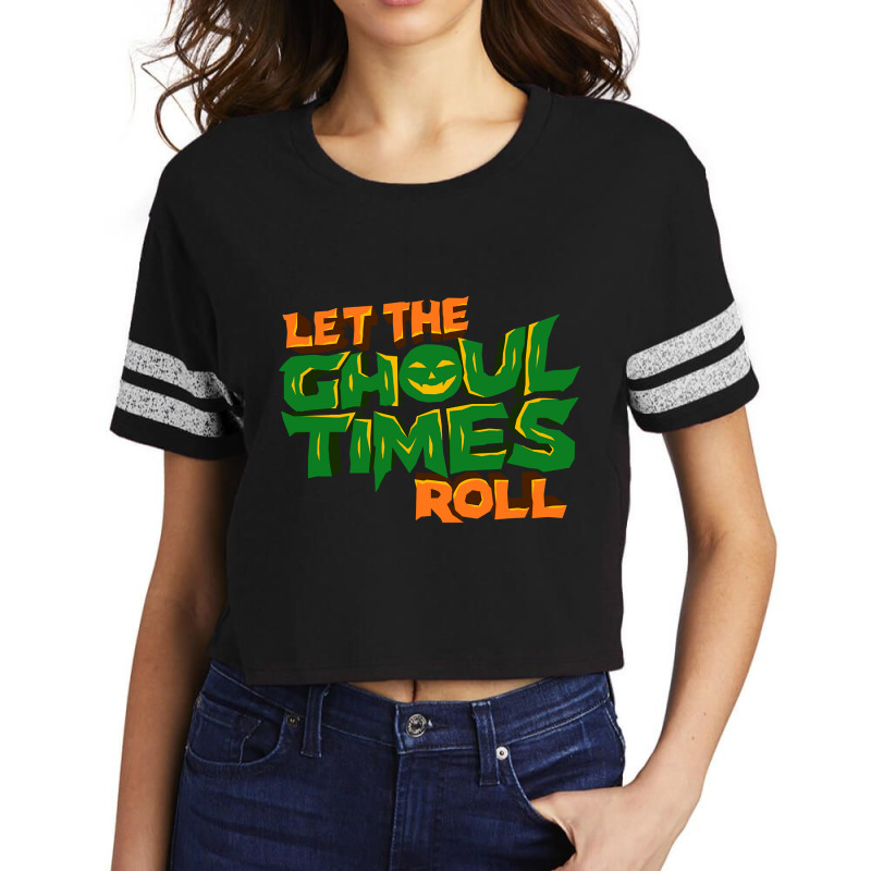 Ghoul Times Scorecard Crop Tee by yumgaugeteuda | Artistshot