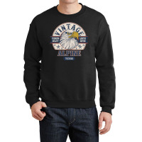 Retro Bald Eagle Alpine Texas Vintage Limited Edition Crewneck Sweatshirt | Artistshot