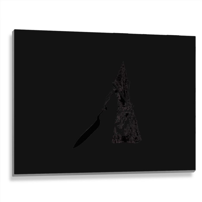 Silent Hill Pyramid Head Metal Print Horizontal | Artistshot