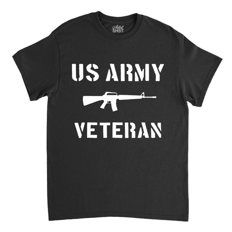 Us Army Veteran M16 Rifle Classic T-shirt by degreesgunner | Artistshot