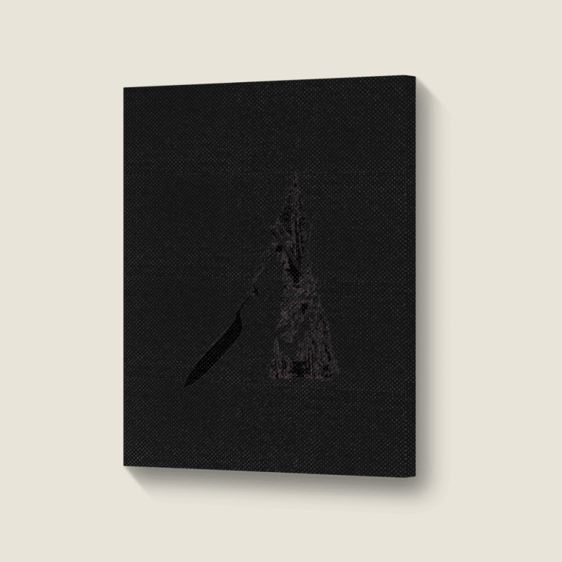 Silent Hill Pyramid Head Portrait Canvas Print | Artistshot