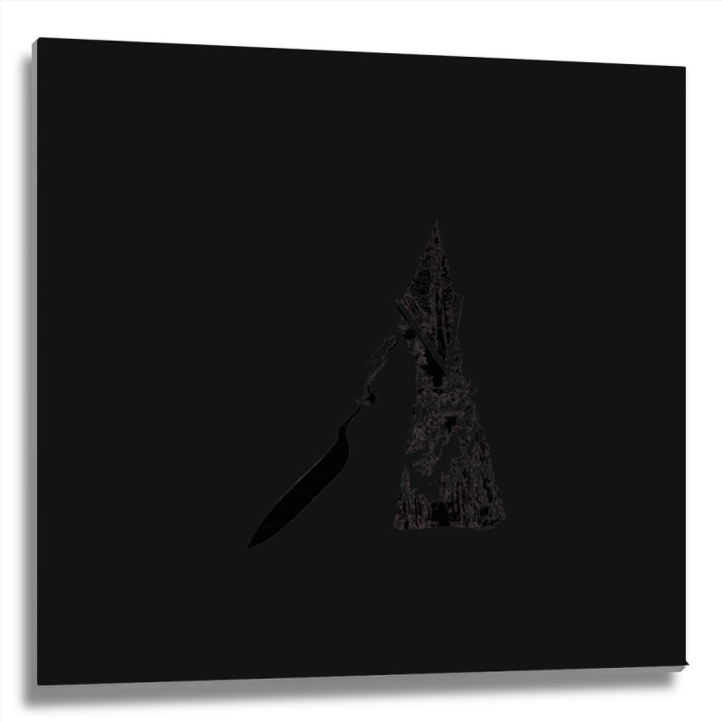 Silent Hill Pyramid Head Metal Print Square | Artistshot