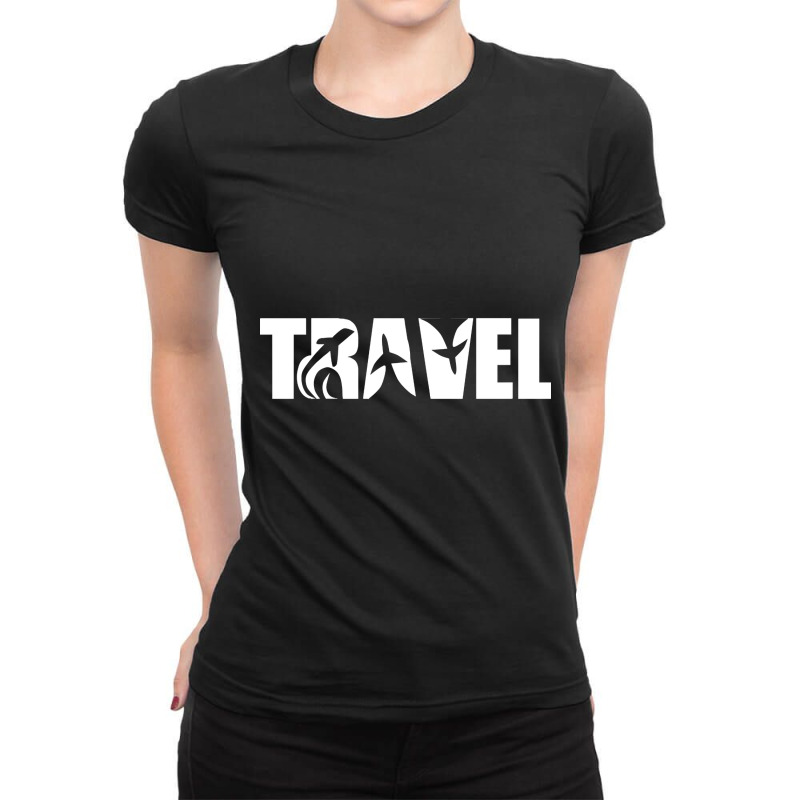 Travel Ladies Fitted T-Shirt by behindcedar22 | Artistshot