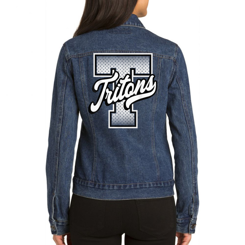 Tritons T Shirt Ladies Denim Jacket by alishia3asa | Artistshot