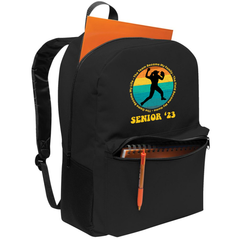 Softball Senior 2023 Senior Night Gifts High School Long Sleeve T Shir Backpack | Artistshot