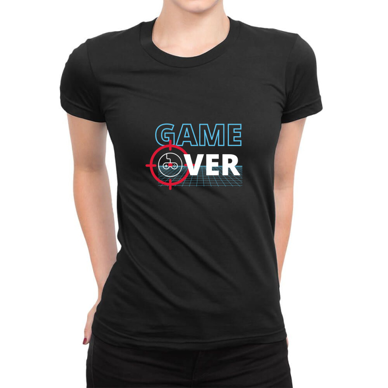 Game Over Ladies Fitted T-Shirt by TerryRichard | Artistshot