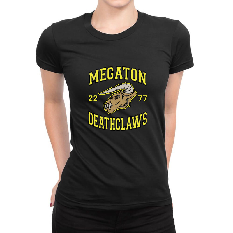 Megaton Deathclaws Ladies Fitted T-Shirt by WesleyCopenheaver | Artistshot