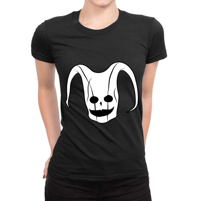 Luna Ghost Ladies Fitted T-Shirt by cm-arts | Artistshot