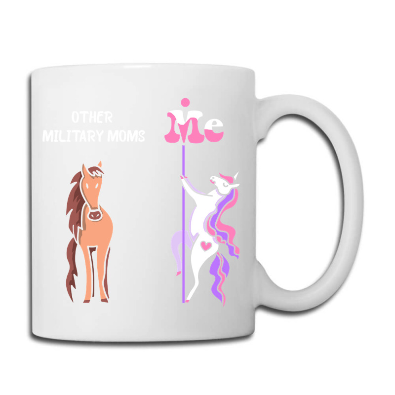 Other Military Moms Me Tee Unicorn Military Mom Funny Gift Idea Milita Coffee Mug | Artistshot