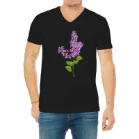 Under The Lilac Tree, I Was Hypnotized By A Strange Delight V-neck Tee | Artistshot