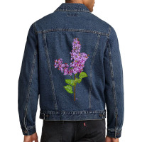 Under The Lilac Tree, I Was Hypnotized By A Strange Delight Men Denim Jacket | Artistshot