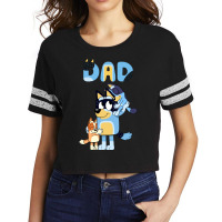 Dad Playing Son And Daughter Scorecard Crop Tee | Artistshot