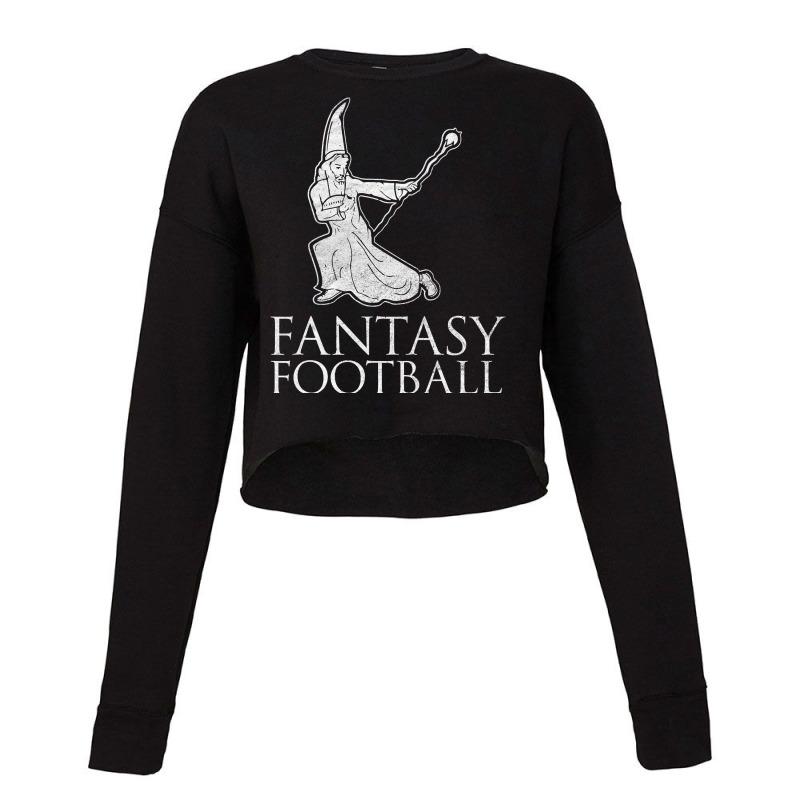 Fantasy Football Funny Wizard  Literal Translation Cropped Sweater by cm-arts | Artistshot