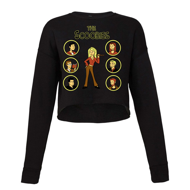 Buffy And The Scooby Gang Cropped Sweater by cm-arts | Artistshot