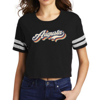 I Love Augusta City Usa Retro Vintage Scorecard Crop Tee | Artistshot