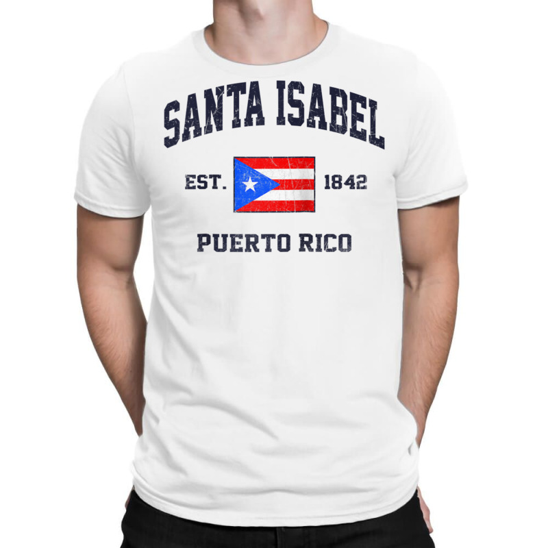 Santa Isabel Puerto Rico Vintage Boricua Flag Athletic Style Raglan Ba T-Shirt by cm-arts | Artistshot