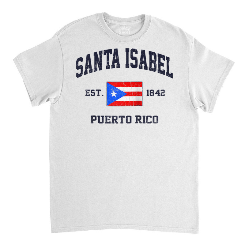 Santa Isabel Puerto Rico Vintage Boricua Flag Athletic Style Raglan Ba Classic T-shirt by cm-arts | Artistshot