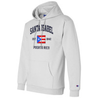 Santa Isabel Puerto Rico Vintage Boricua Flag Athletic Style Raglan Ba Champion Hoodie | Artistshot