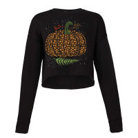 Halloween Cool Jack O Lantern Pumpkin Cropped Sweater | Artistshot