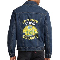 Summer Fun Lemonade Stand Security Boss Lemonade Crew Men Denim Jacket | Artistshot