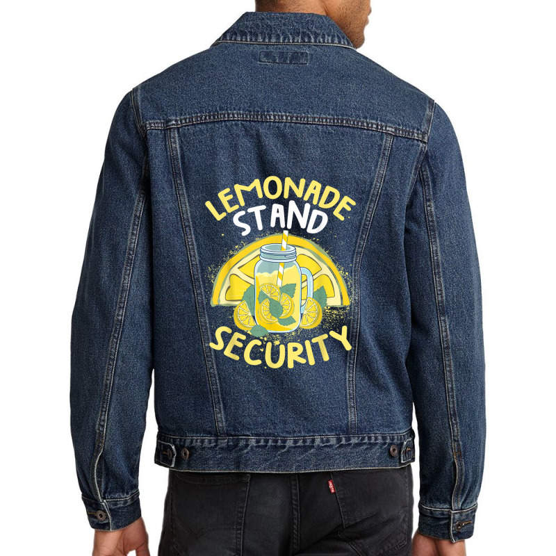 Summer Fun Lemonade Stand Security Boss Lemonade Crew Men Denim Jacket by MindyLeeLucas | Artistshot