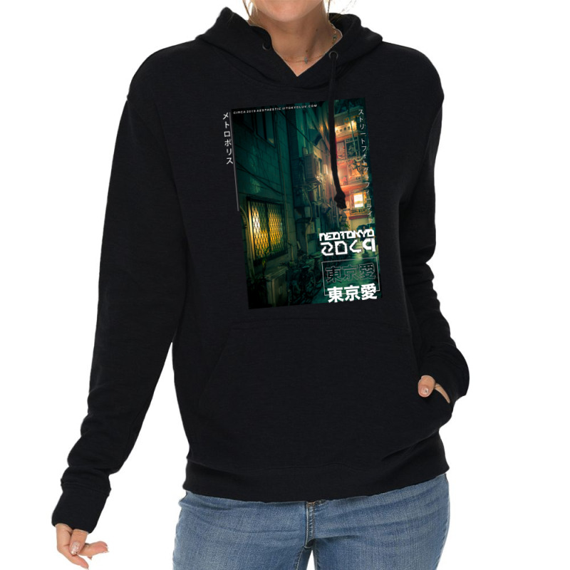 Dark City Green Vibe Lightweight Hoodie by femalesbaubles | Artistshot