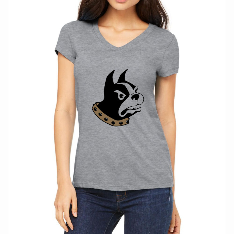 Wofford Terriers Women's V-Neck T-Shirt by MiltonSampson | Artistshot