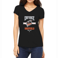 Enforce Sheffield Hockey Women's V-neck T-shirt | Artistshot