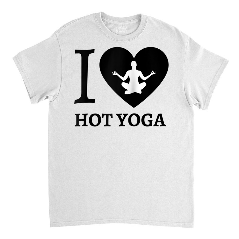 Teal I Love Hot Yoga Heart Sukhasana Raglan Baseball Tee Classic T-shirt by cm-arts | Artistshot