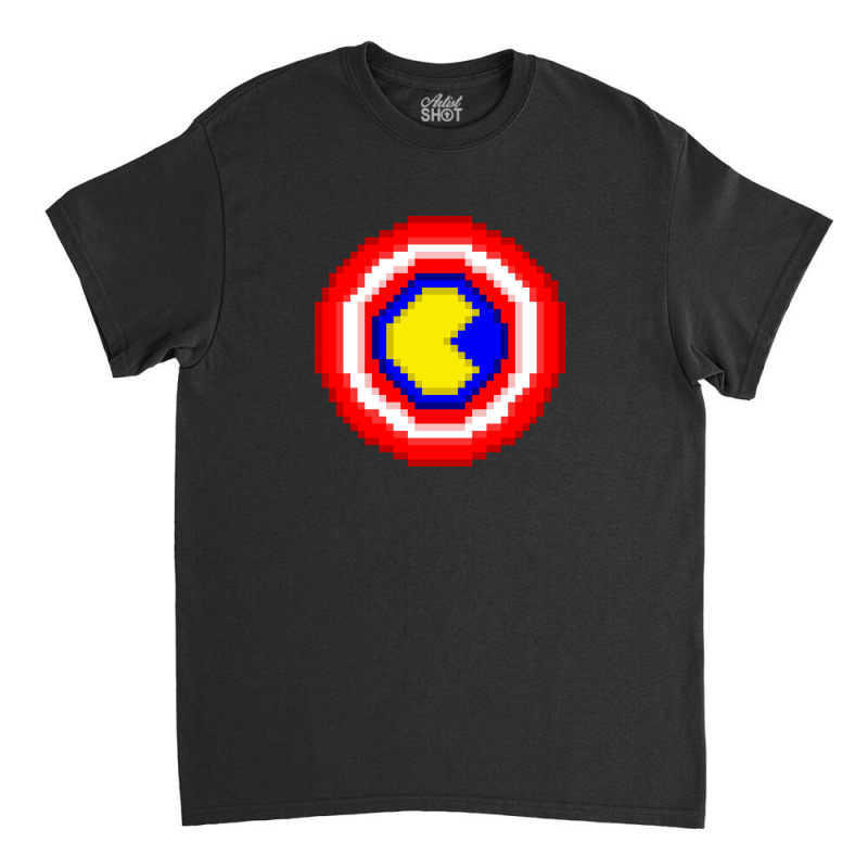 American Pacman Shield Classic T-shirt by antorbesar | Artistshot