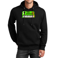 Retro Green Keyboard Synthesiser - Glitchy Mix Unisex Hoodie | Artistshot