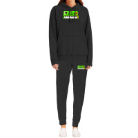 Retro Green Keyboard Synthesiser - Glitchy Mix Hoodie & Jogger Set | Artistshot