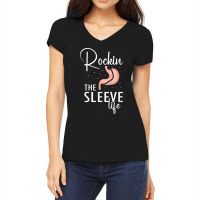 Weigh Loss Surgery And Bariatric Sleeve Design T Shirt Women's V-neck T-shirt | Artistshot