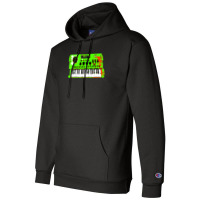 Retro Green Keyboard Synthesiser - Glitchy Mix Champion Hoodie | Artistshot