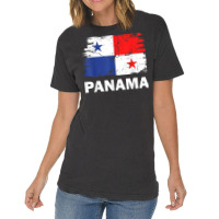 Vintage Panama Panamanian Flag Pride Support Panamanian T Shirt Vintage T-shirt | Artistshot