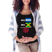 Honduran Plus Jamaican Heritage Mix Flag Premium T Shirt Maternity Scoop Neck T-shirt | Artistshot