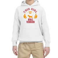 This Girl Loves Her Bull Terrier Youth Hoodie | Artistshot