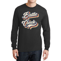 I Love Battle Creek City Usa Retro Vintage Long Sleeve Shirts | Artistshot