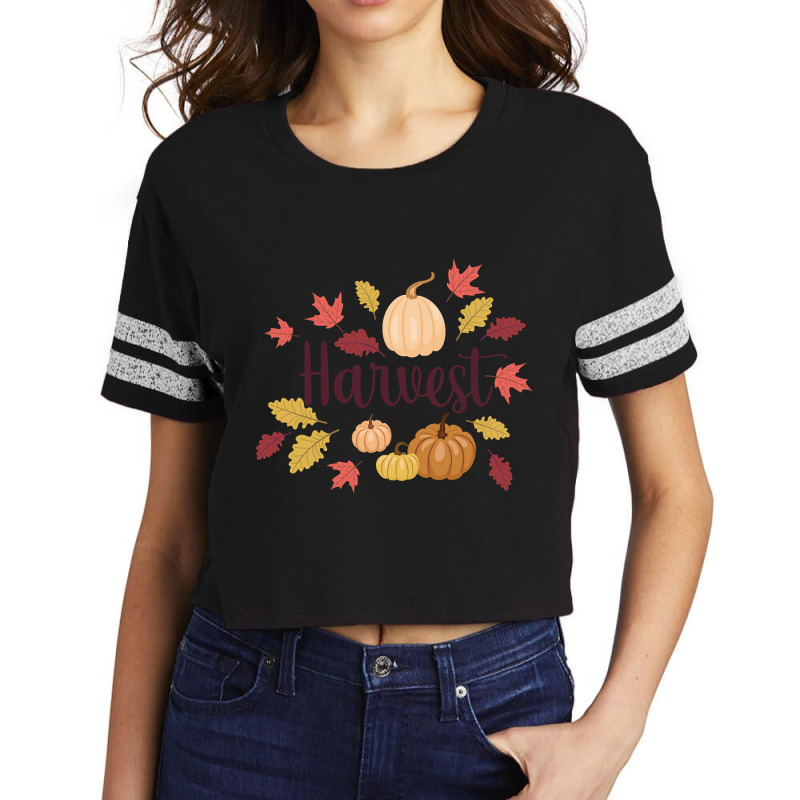 Harvest Time! Scorecard Crop Tee by Kemriban527 | Artistshot