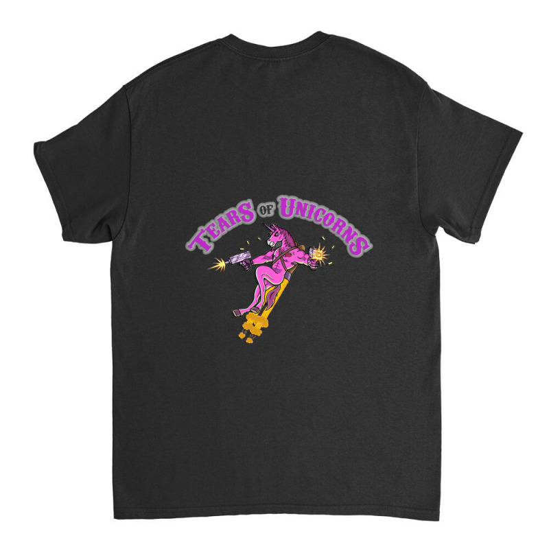 Unicorn Tears Biker Gang Logo Classic T-shirt by Matrex | Artistshot