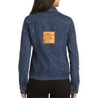 T-shirt Item Label Stardew Valley Ladies Denim Jacket | Artistshot