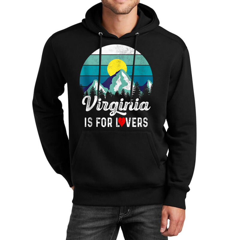 Vintage Virginia Is For The Lovers For Men, Women Tank Top Unisex Hoodie | Artistshot